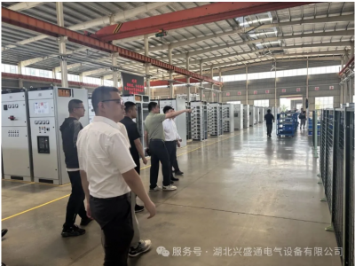 紅安考察團走進興盛通電氣，共探設(shè)備更新與技術(shù)改造新路徑